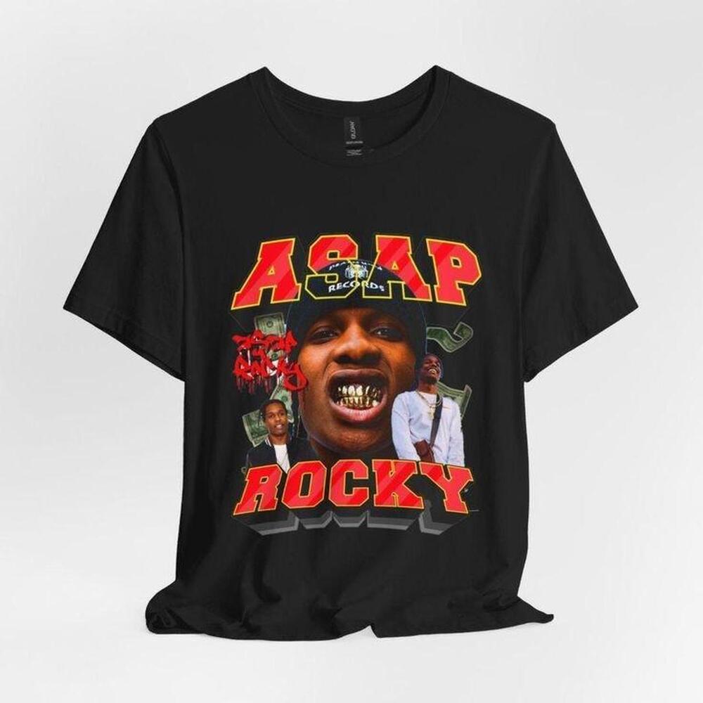 Black Asap Rocky  T-Shirt